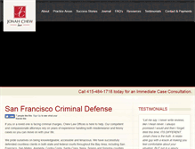 Tablet Screenshot of chewlawoffices.com